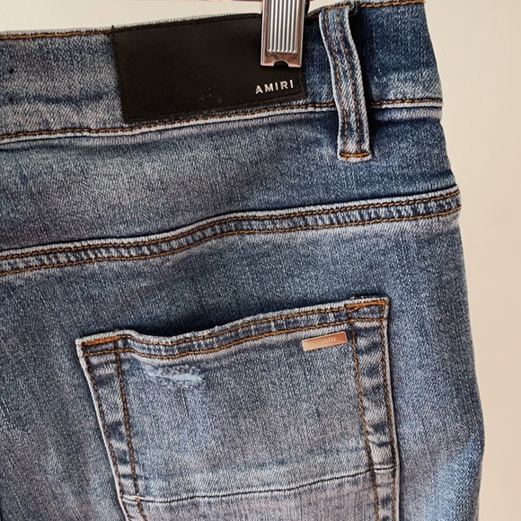 Amiri Shotgun Denim Deep Classic Indigo - Picture 6 of 7